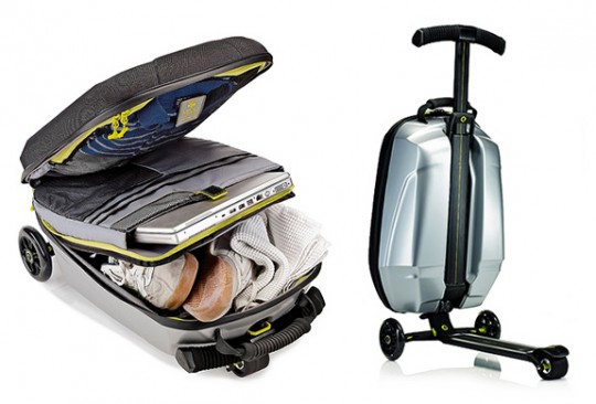 Une trottinette et un sac à dos ou une valise trottinette ? - Les